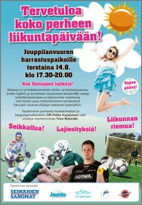 Liikuntapäivä Joupiskalla 14.8.2014