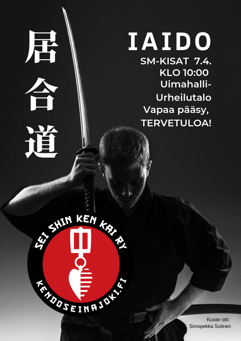 Iaido SM 2019 Seinäjoella 7.4.!